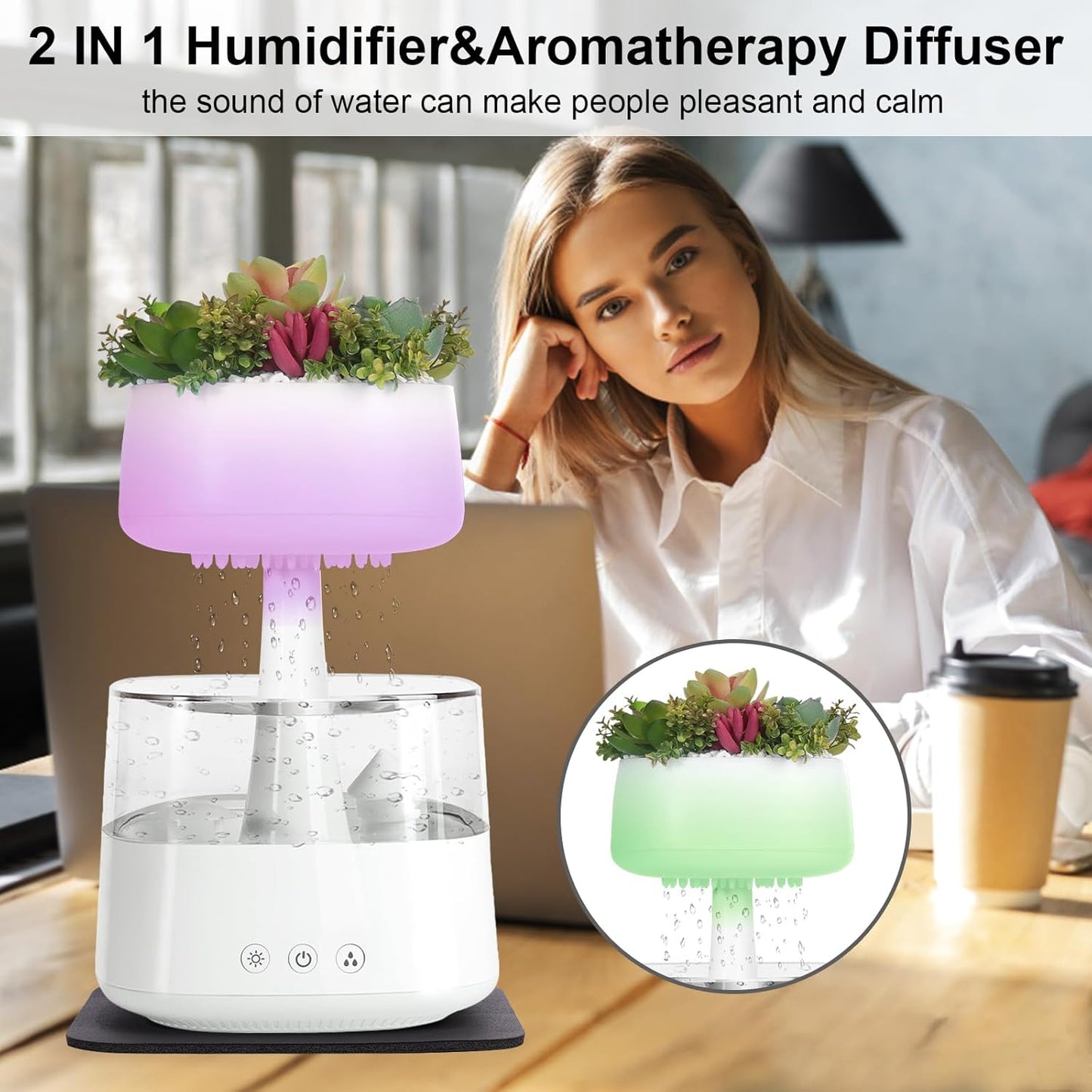 Grassy Rain Cloud Humidifier