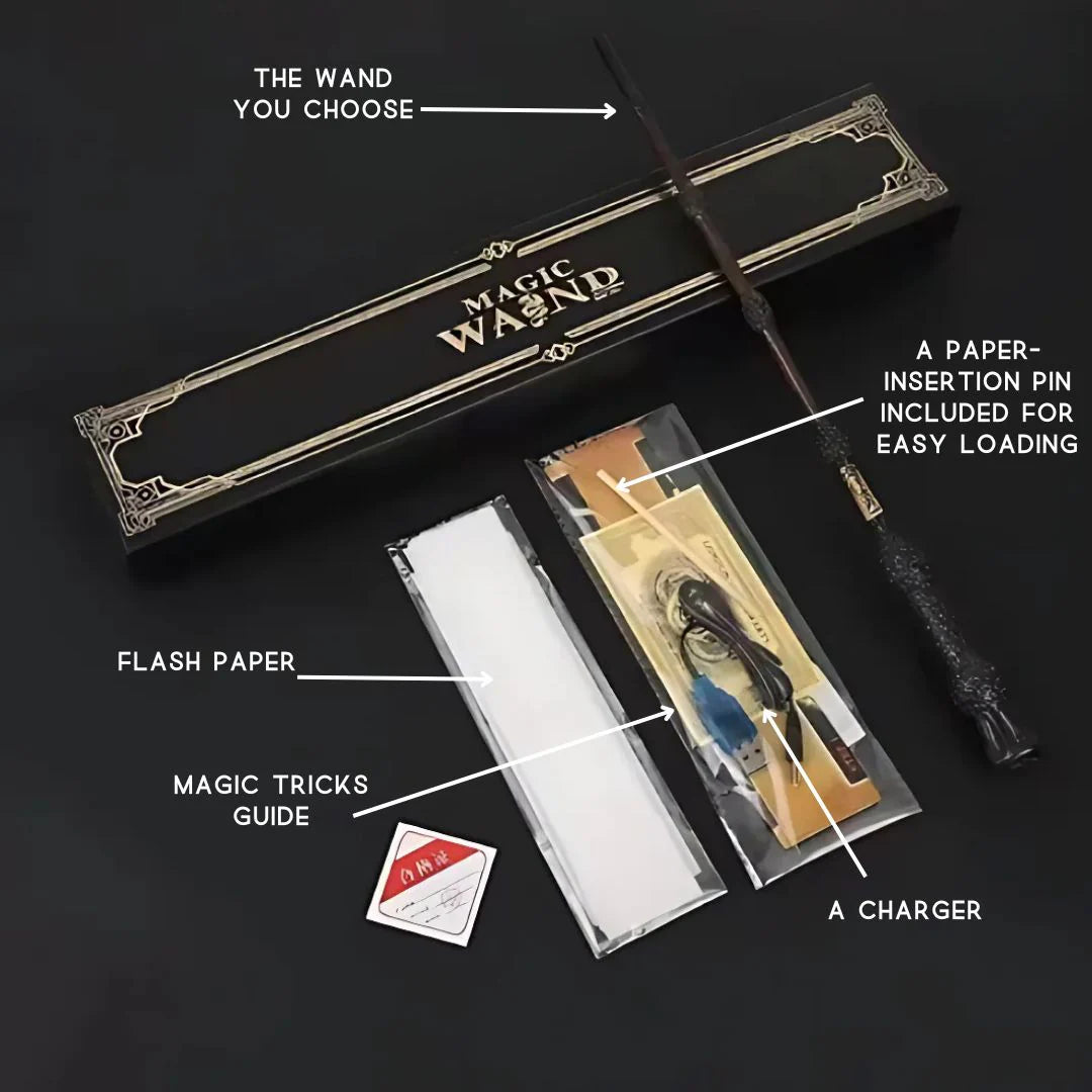 Magical Flame Spell Wand