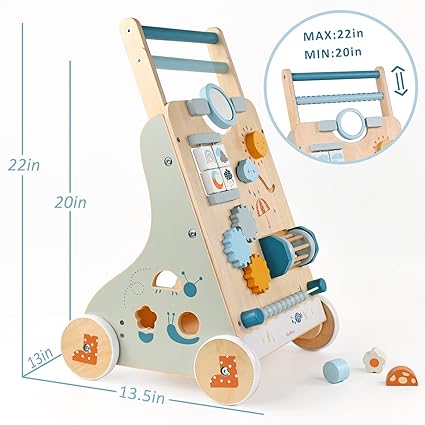 PairPear Wooden Baby Walker