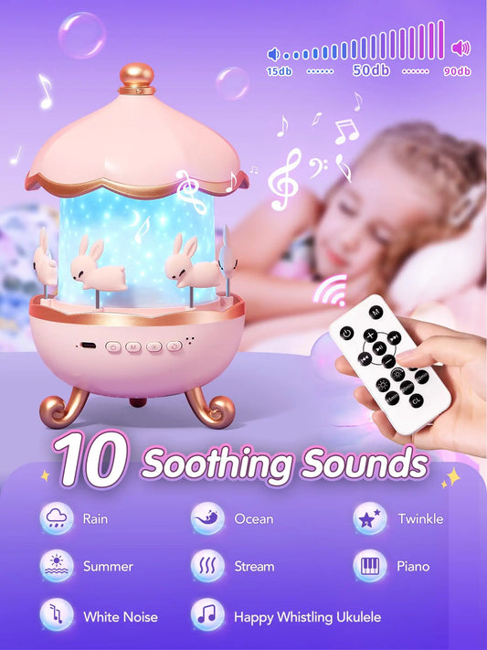Baby Night Light Projector 15 Films and Soothing Sound