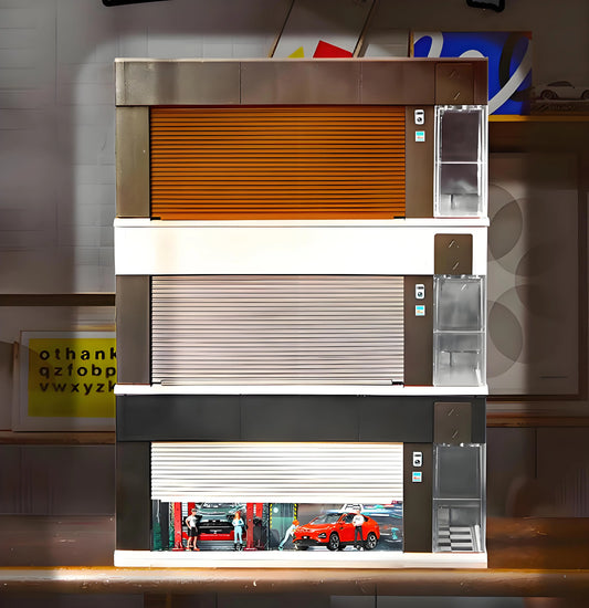 Electric Car Garage Display Case