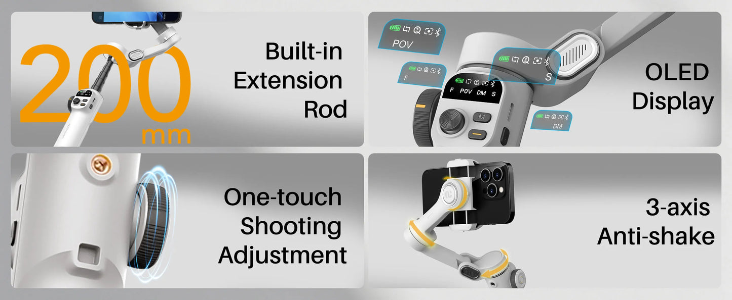 Smart Gimbal Stabilizer for Smartphone