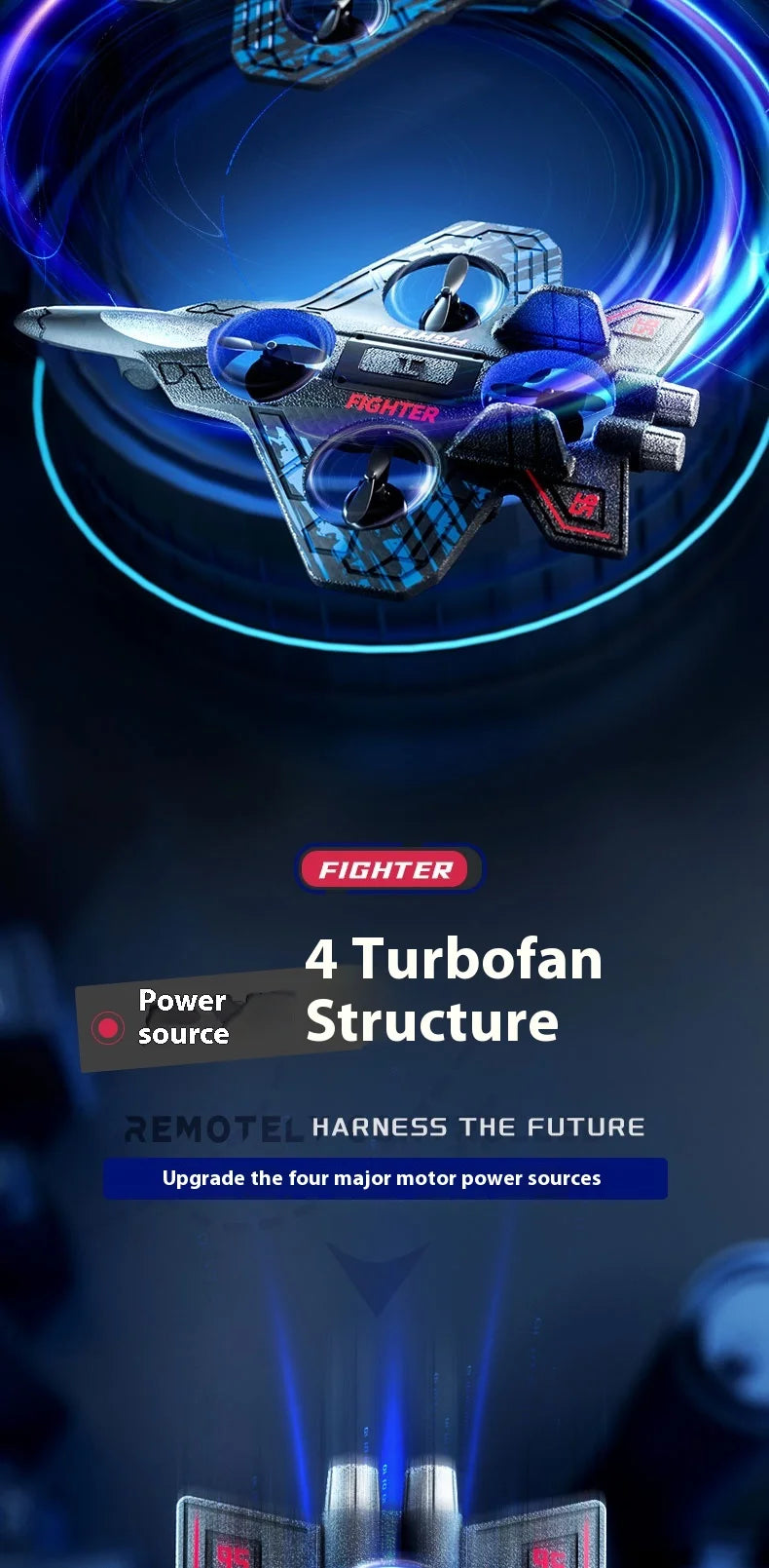Remote Control Fighter Airplane