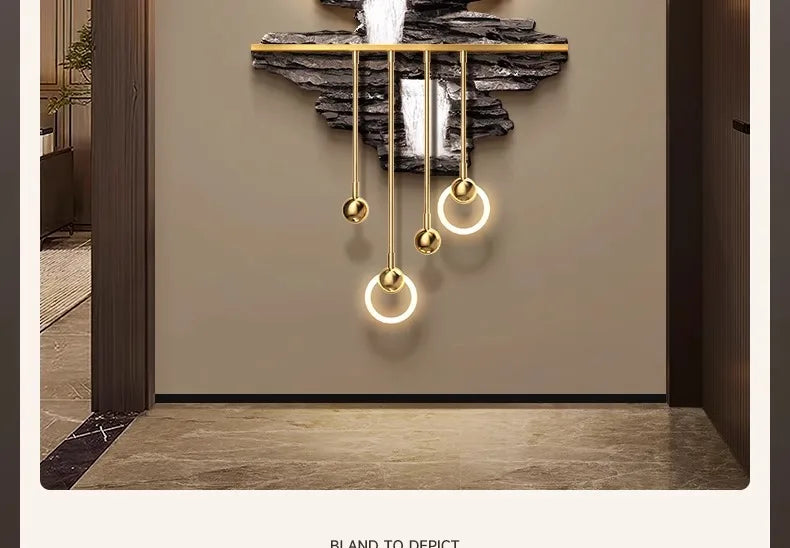 Crystal Porcelain Mural Light Wall Lamp