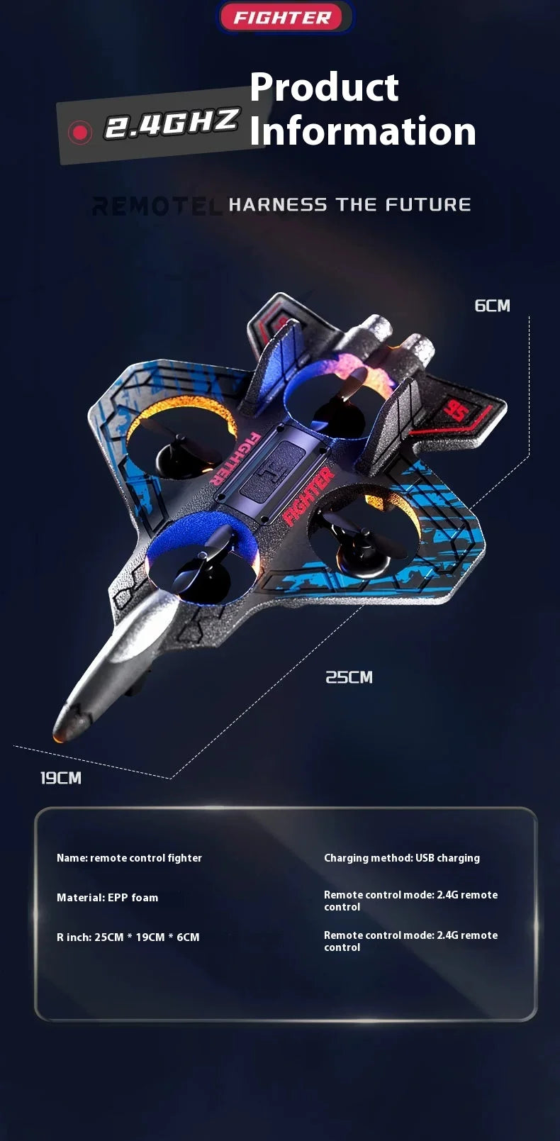 Remote Control Fighter Airplane