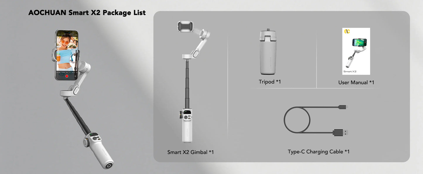 Smart Gimbal Stabilizer for Smartphone