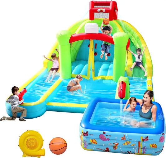 Inflatable Water Slide Pool