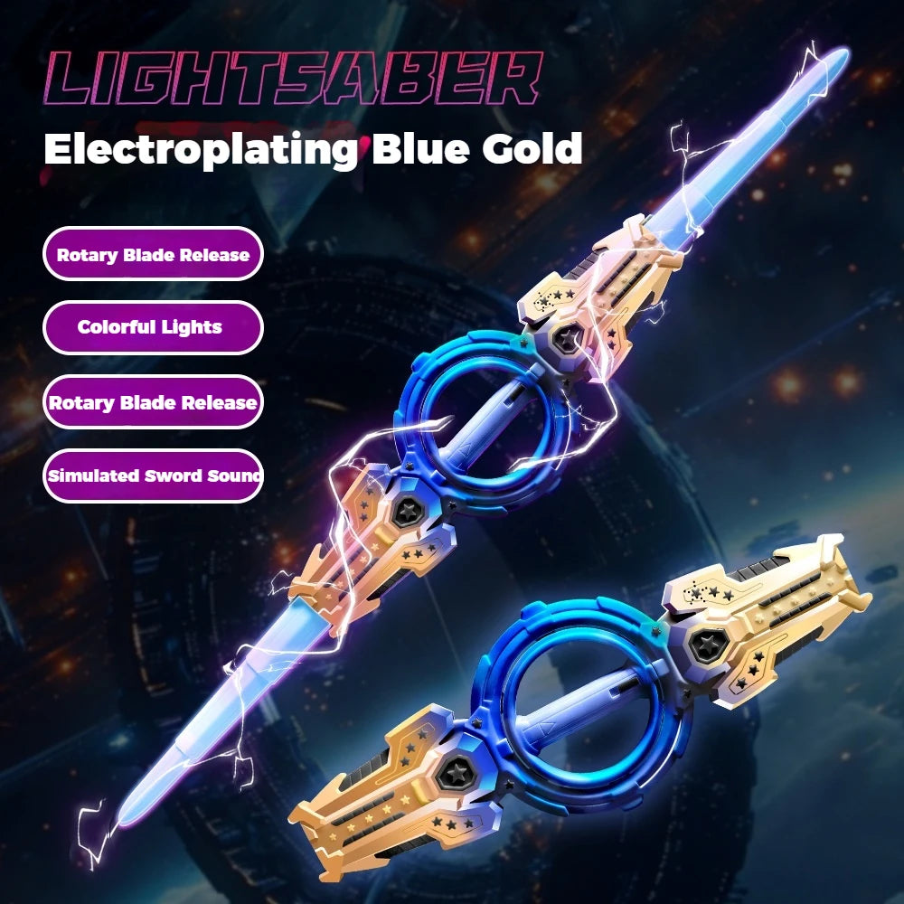 Spark Spinning Lightsaber Sword