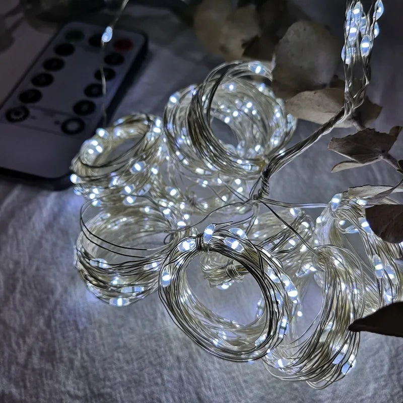 Christmas Curtain LED String Lights