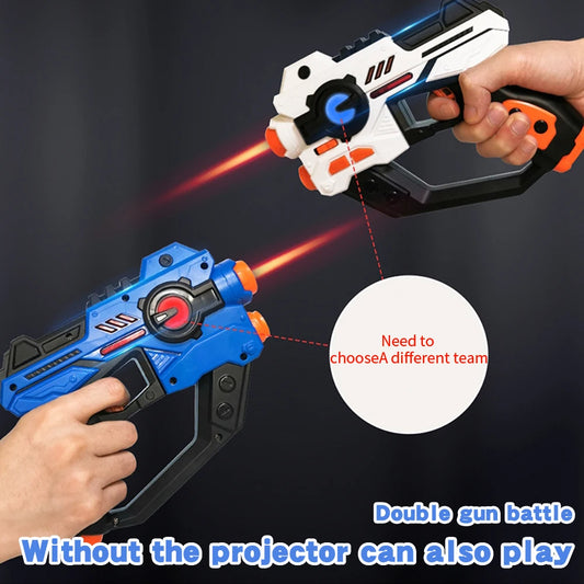 Juego de Laser Tag con proyector