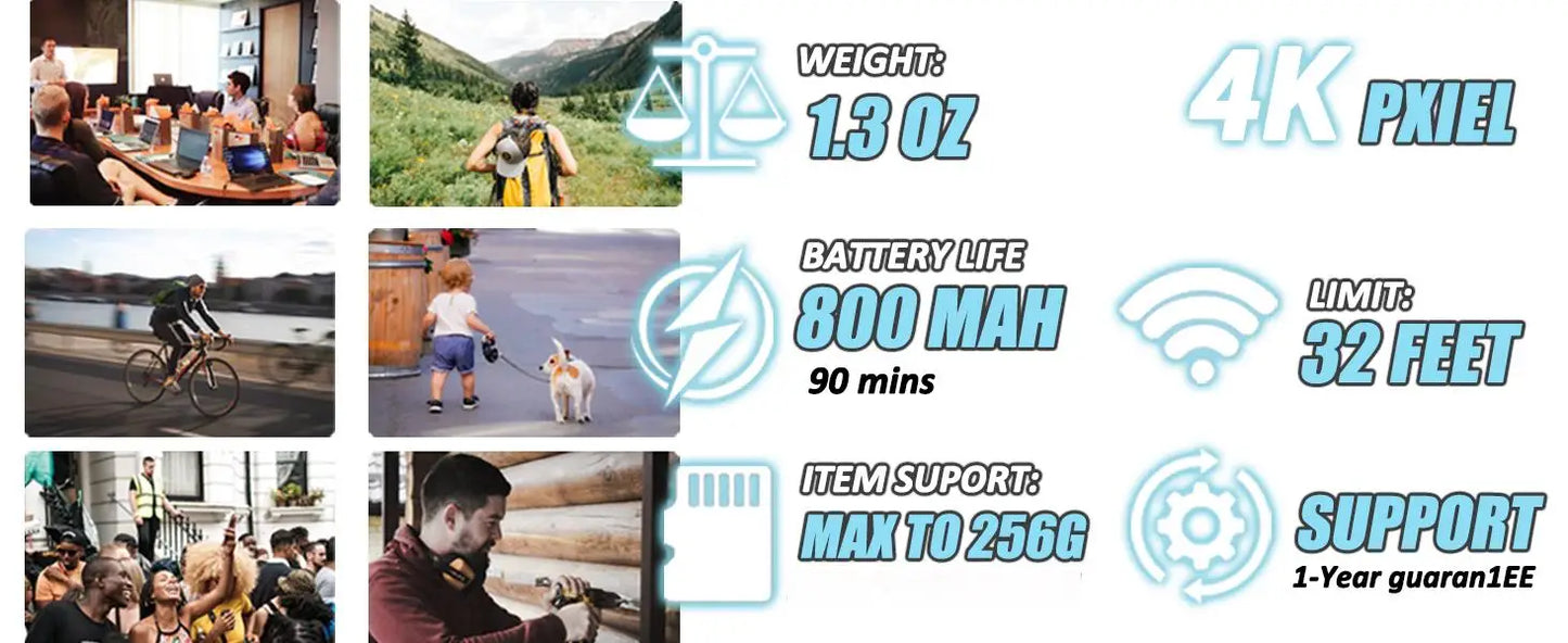 4K Mini Vlog Camera