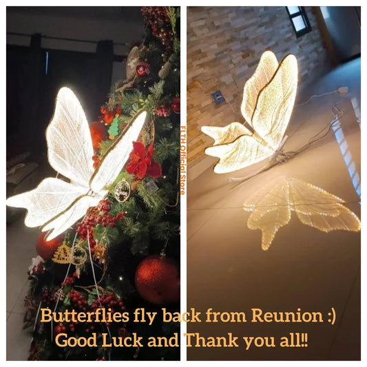 Static Led Butterfly for Christmas Tree