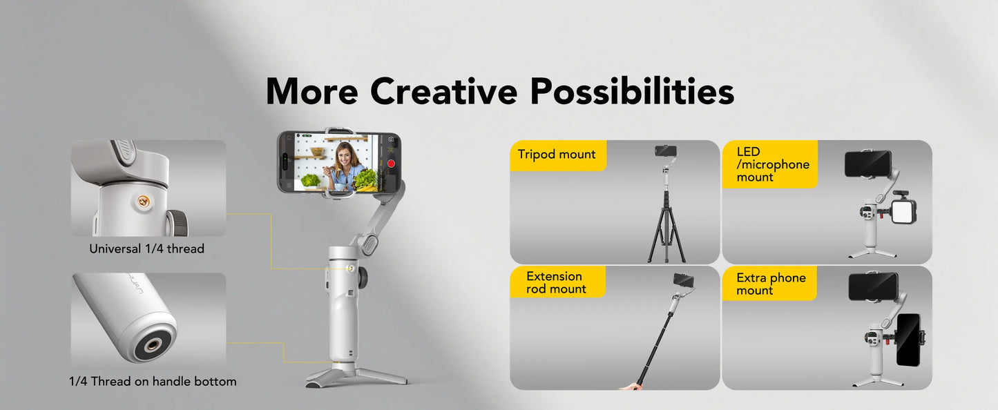 Smart Gimbal Stabilizer for Smartphone