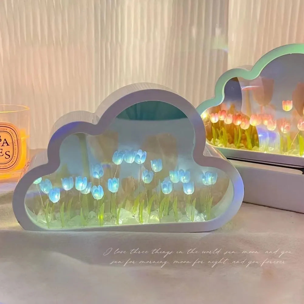 LED Night Light Romantic Tulips