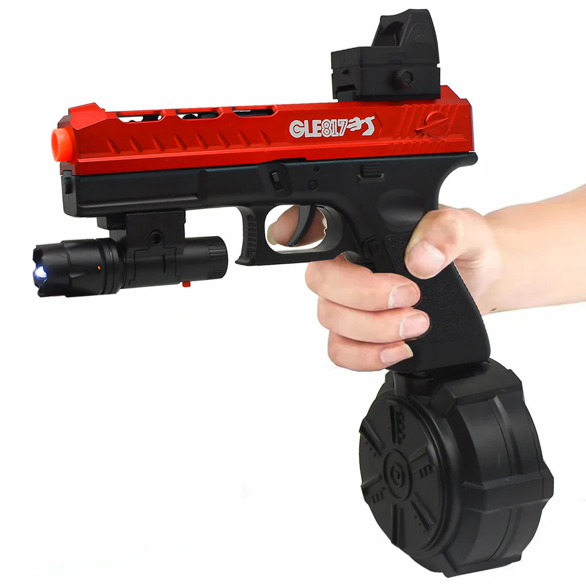 Lanzador automático de bolas de gel