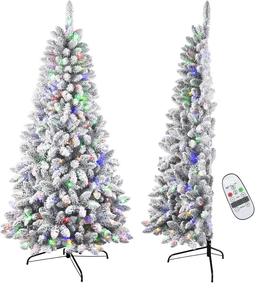 Árbol de Navidad predecorado desplegable de 6 pies