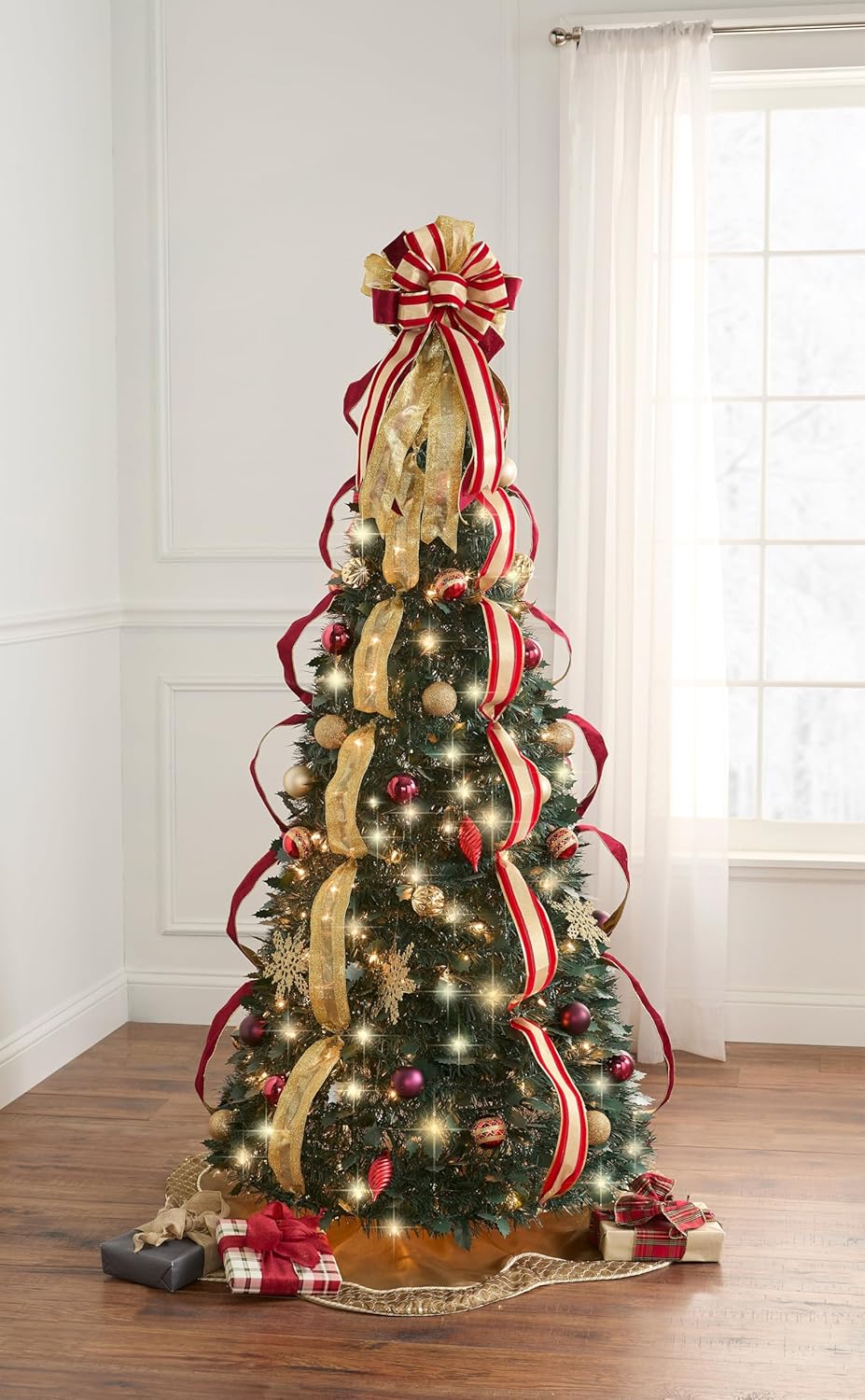 Pop Up Pre-Decorated Christmas Tree