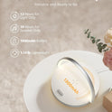 Lámpara de noche con cargador inalámbrico y lámpara de mesa LED