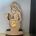 Personalized Baby Ultrasound Photo Crystal Ball