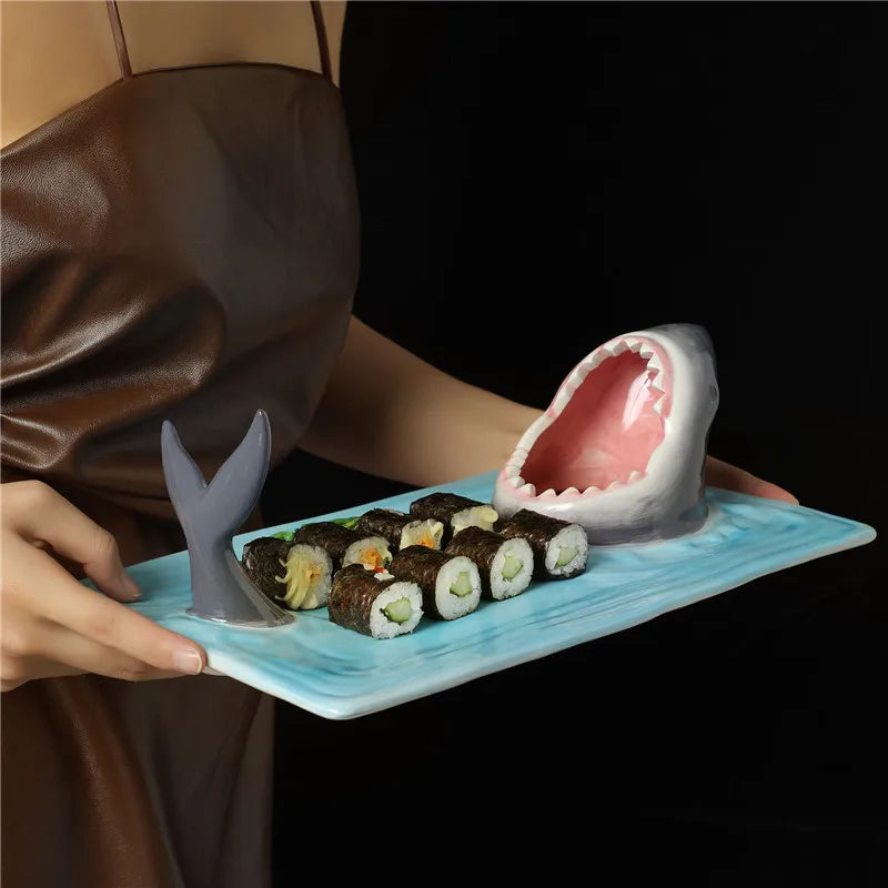 Shark Ceramic Plate
