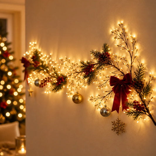 LED Willow Branch Tree Lamp Christmas Decoration