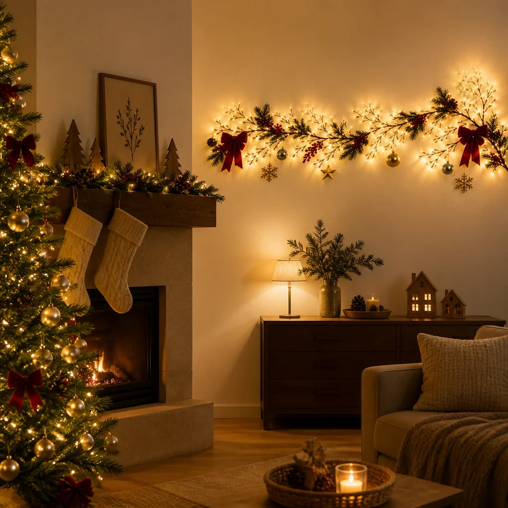 LED Willow Branch Tree Lamp Christmas Decoration