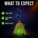 Animated Halloween Witch Broom with Lights, Music & Motion