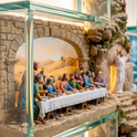 Sacred Story Cross Illuminated Biblical Wall Art