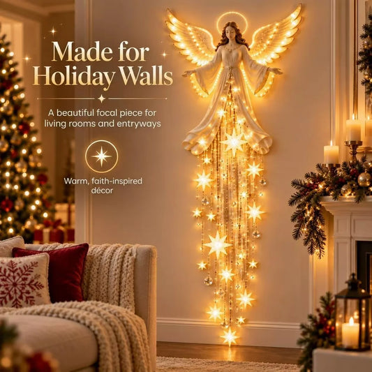 Angel Blessing Starfall Wall Light