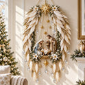 Angel Wings Sacred Nativity Starfall Wall Hanging