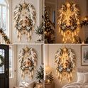 Angel Wings Sacred Nativity Starfall Wall Hanging
