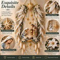 Angel Wings Sacred Nativity Starfall Wall Hanging
