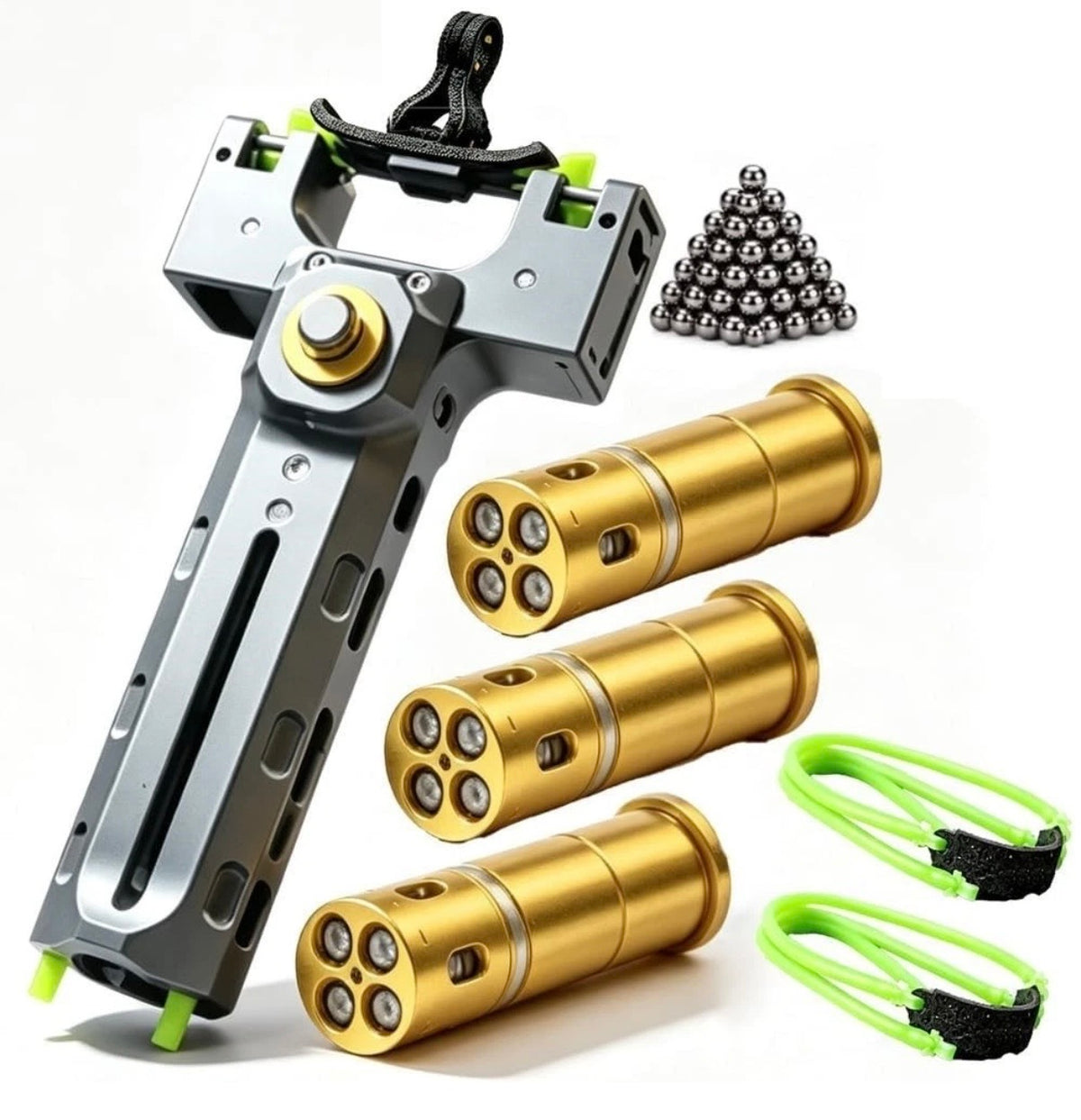 Professional Telescopic Aluminum Alloy Magazine-Fed Slingshot