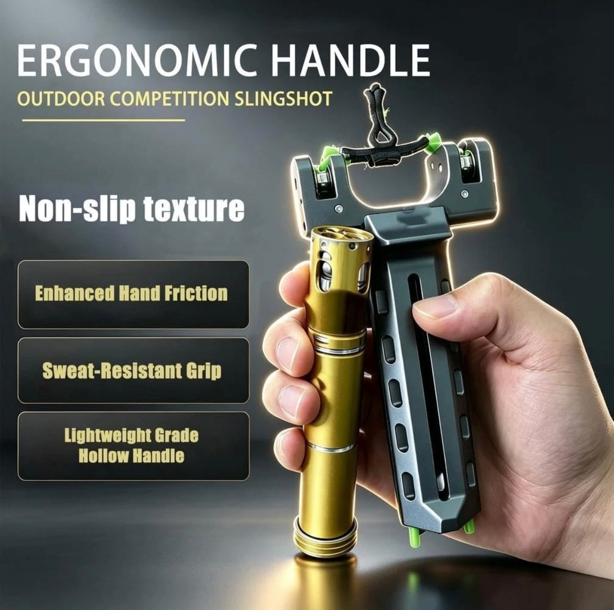 Professional Telescopic Aluminum Alloy Magazine-Fed Slingshot