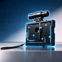 Foldable Aluminium Alloy Slingshot with Rail Laser Sight
