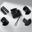 Foldable Aluminium Alloy Slingshot with Rail Laser Sight