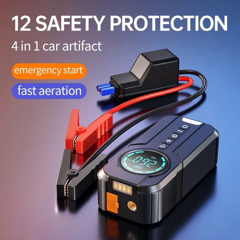 4 In 1 Car Wireless Portable Power Bank