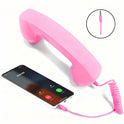 Retro Telephone Receiver Classic Style, Modern Connection