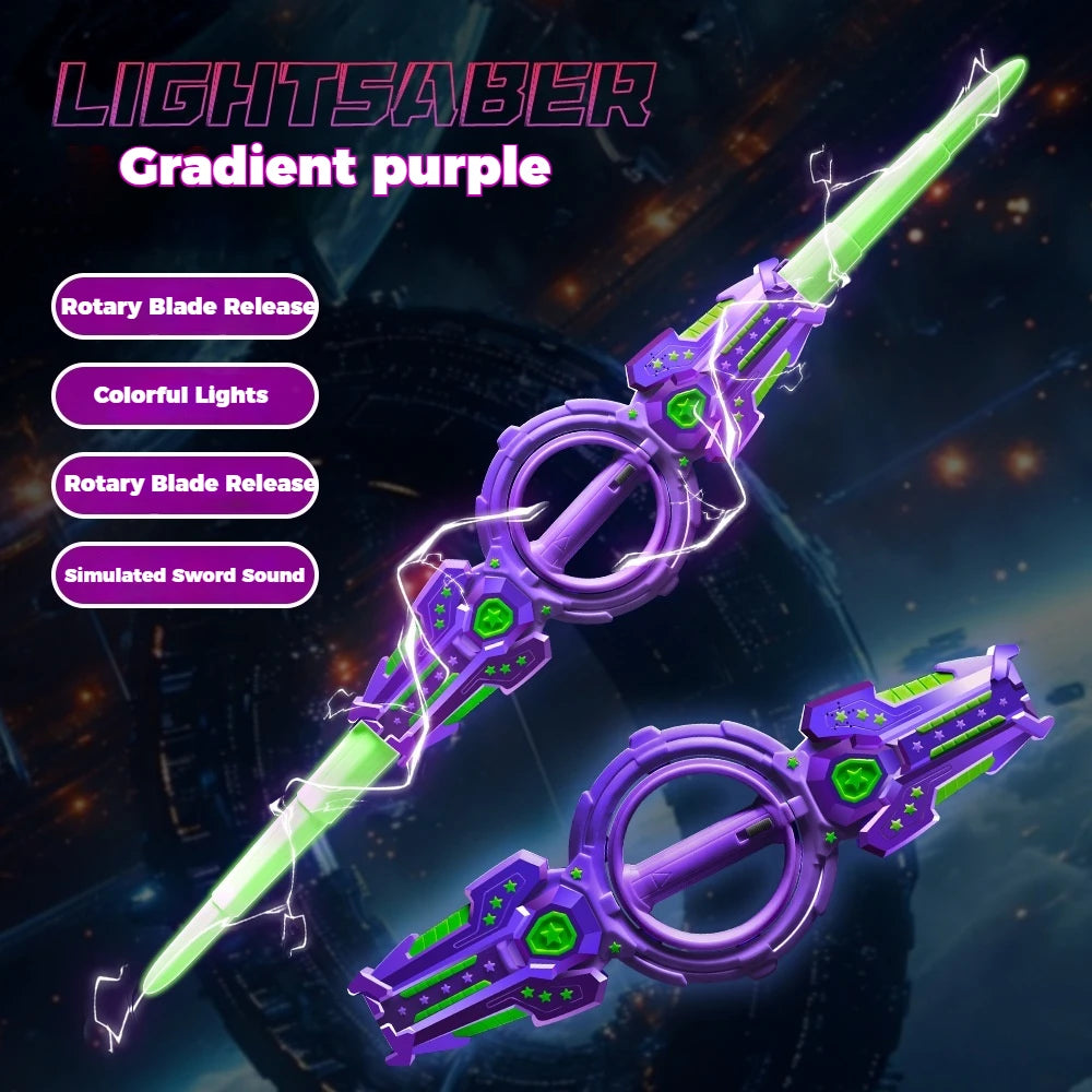 Spark Spinning Lightsaber Sword