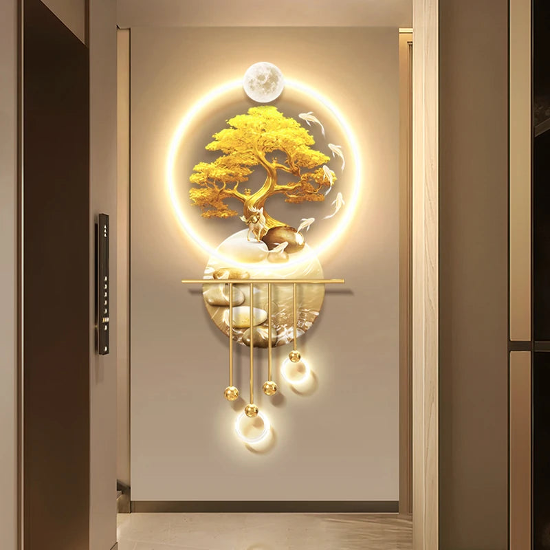 Fortune Tree Wall Lamp