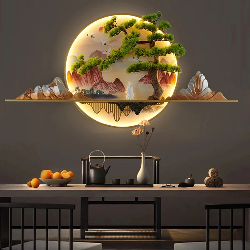 Bonsai Tree Wall Lamp