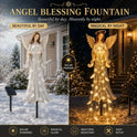 Angel Blessing Fountain Solar Cascading Garden Light