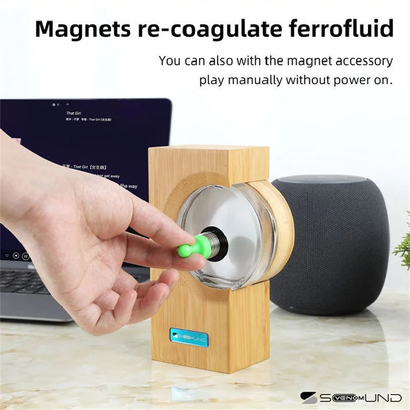 Equipo de sonido Sensor de movimiento Compañero de música de escritorio Música visual portátil Soundtouch Mini captador de fluido magnético inalámbrico