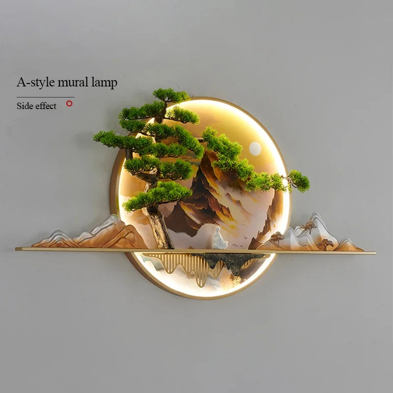 Bonsai Tree Wall Lamp