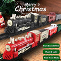 Christmas Train Set Under Christmas Tree