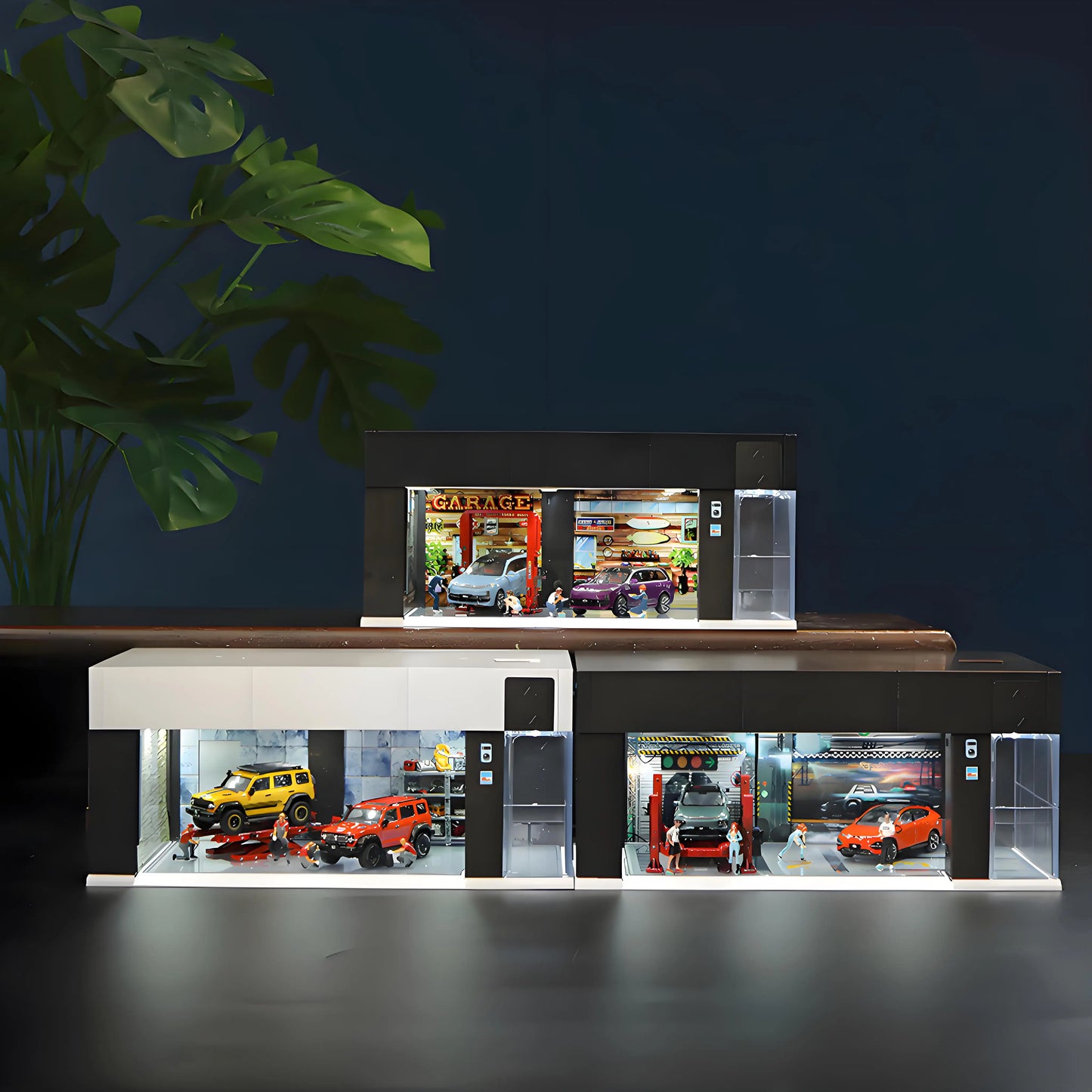 Electric Car Garage Display Case