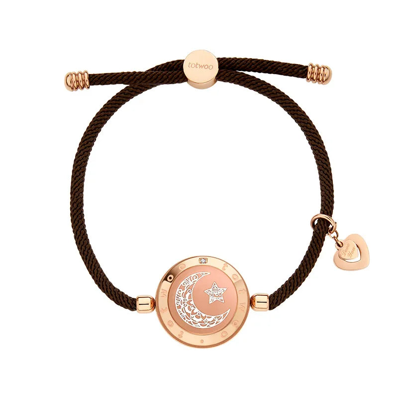 Pulsera táctil individual Pulsera táctil de larga distancia Pulsera luminosa y vibratoria Pulsera de amor de relación Joyería inteligente