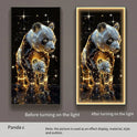 Panda Decoration Painting Hanging Painting Corridor Mural Light Room Decoration Lamp Home Decorations Interior Wall Light Led Li