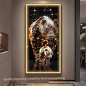 Panda Decoration Painting Hanging Painting Corridor Mural Light Room Decoration Lamp Home Decorations Interior Wall Light Led Li