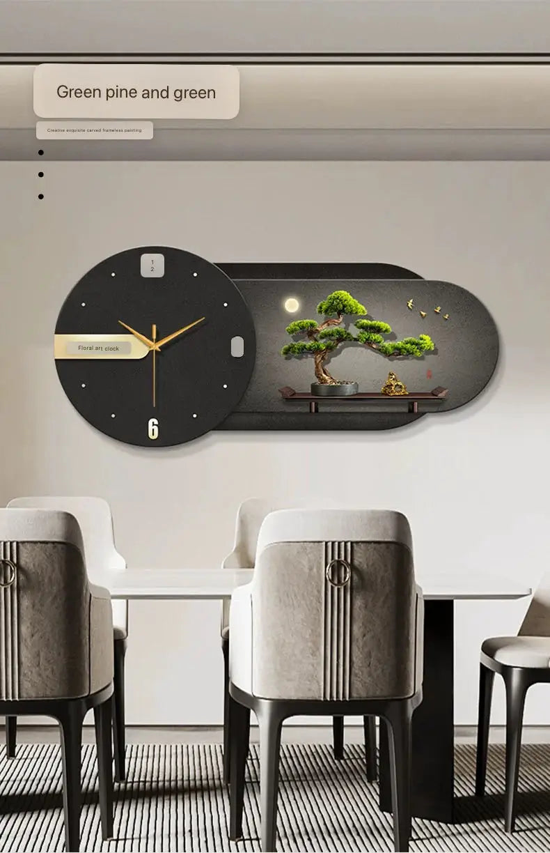 Clock Decoration Wall Lamp